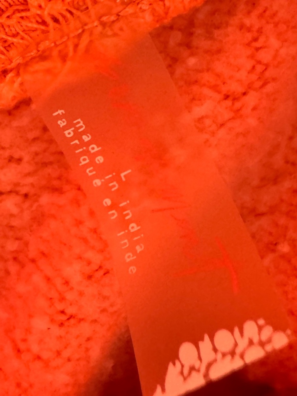 Free People Movement Neon Coral Hoodie Oversized Fleece Sweatshirt Size L - Picture 5 of 8